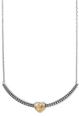 Pretty Tough Bold Heart Bar Necklace