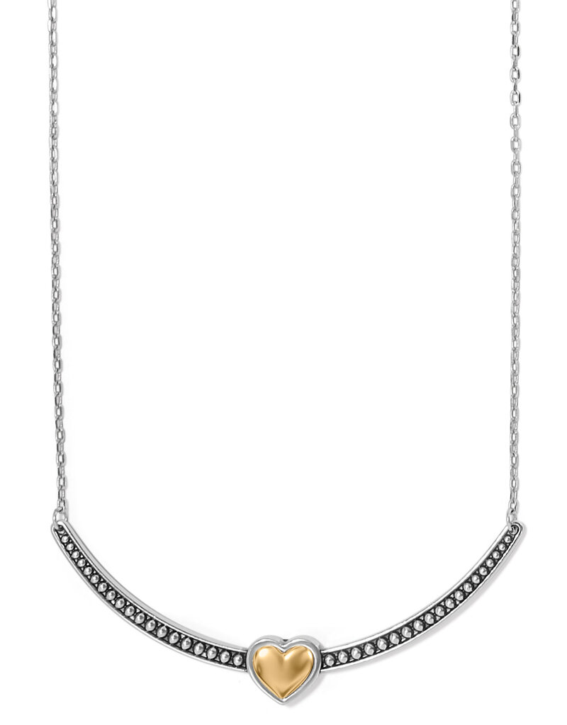 Pretty Tough Bold Heart Bar Necklace