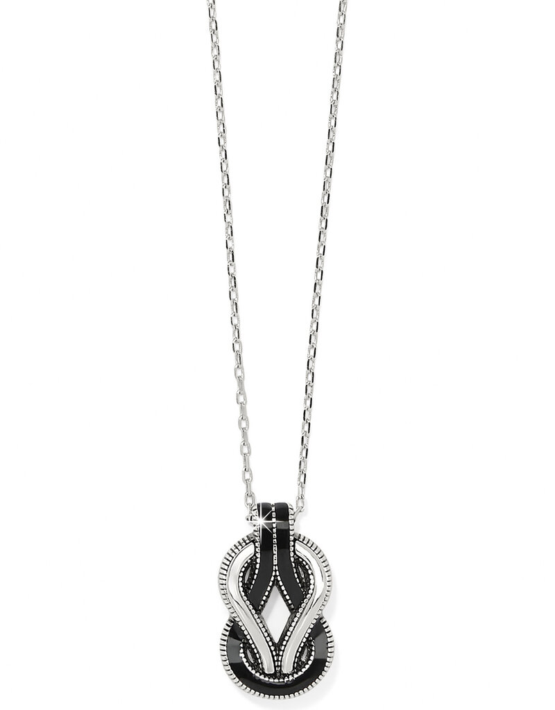 Interlok Harmony Necklace in Black