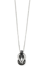 Interlok Harmony Petite Necklace in Black