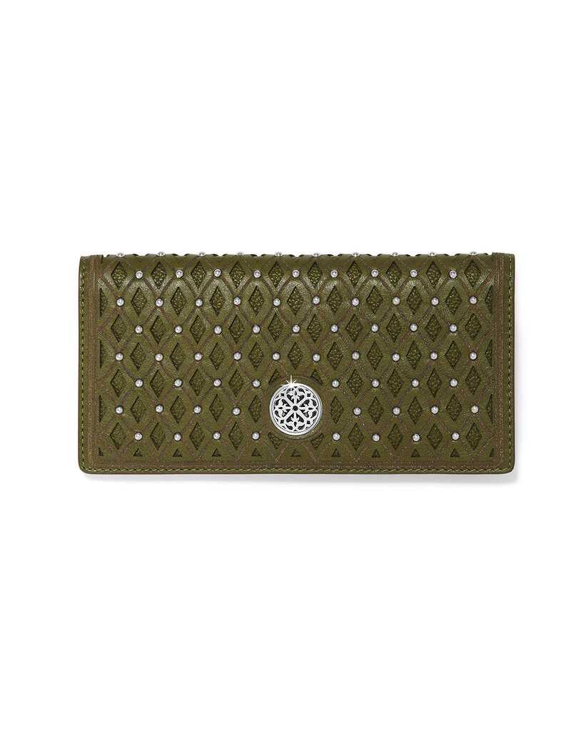 Ferrara Slim Folio Wallet in Verde