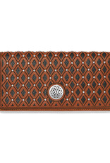 Ferrara La Bellezza Slim Folio Wallet in Russet