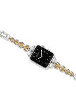 Pretty Tough Two Tone Heart Watch Band