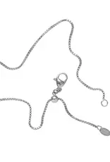 J.HOFFMAN'S Dainty Heart Necklace- Two Tone