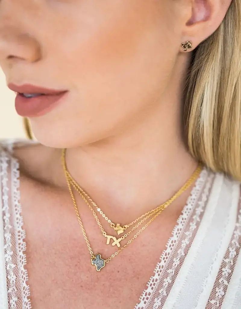 J.HOFFMAN'S *From Texas, For Texas* Texas Mini Necklace