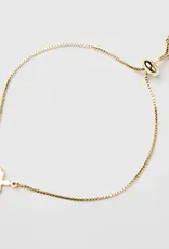 J.HOFFMAN'S *From Texas, For Texas* TX Initial Bracelet- 24k gold