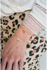 J.HOFFMAN'S *From Texas, For Texas* TX Initial Bracelet- 24k gold