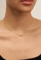 J.HOFFMAN'S *From Texas, For Texas* TX Initial Necklace- 24k gold