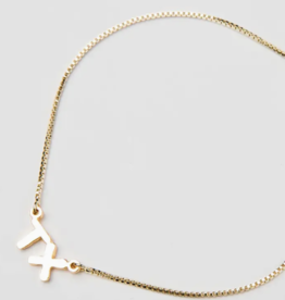 J.HOFFMAN'S *From Texas, For Texas* TX Initial Bracelet- 24k gold