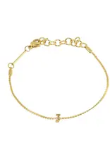 J.HOFFMAN'S Dainty Initial Bracelet