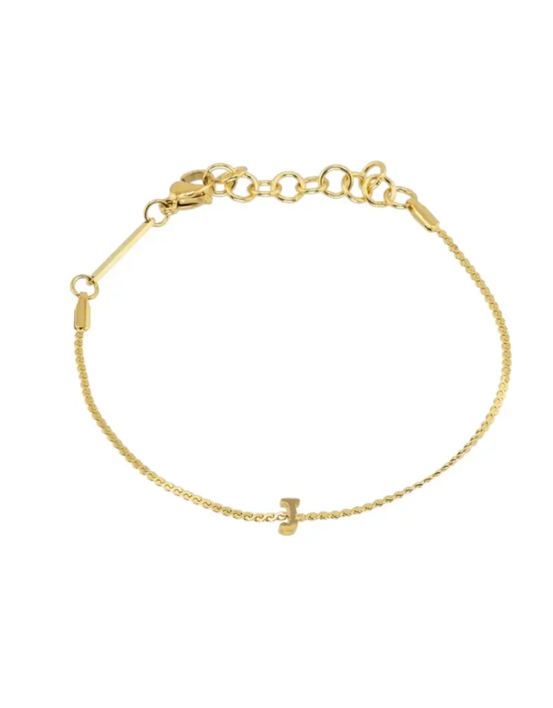 J.HOFFMAN'S Dainty Initial Bracelet