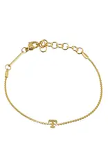J.HOFFMAN'S Dainty Initial Bracelet