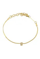 J.HOFFMAN'S Dainty Initial Bracelet