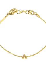 J.HOFFMAN'S Dainty Initial Bracelet