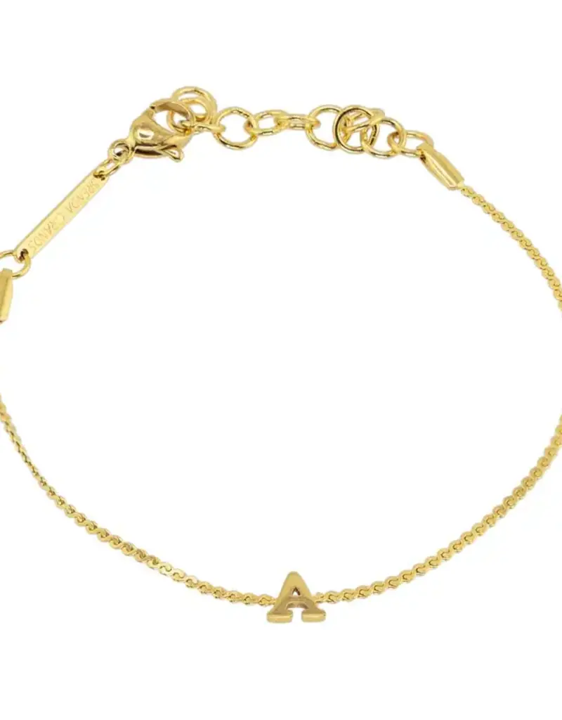 J.HOFFMAN'S Dainty Initial Bracelet
