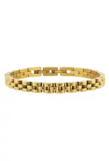 J.HOFFMAN'S Dainty Watch Band Bracelet- Gold