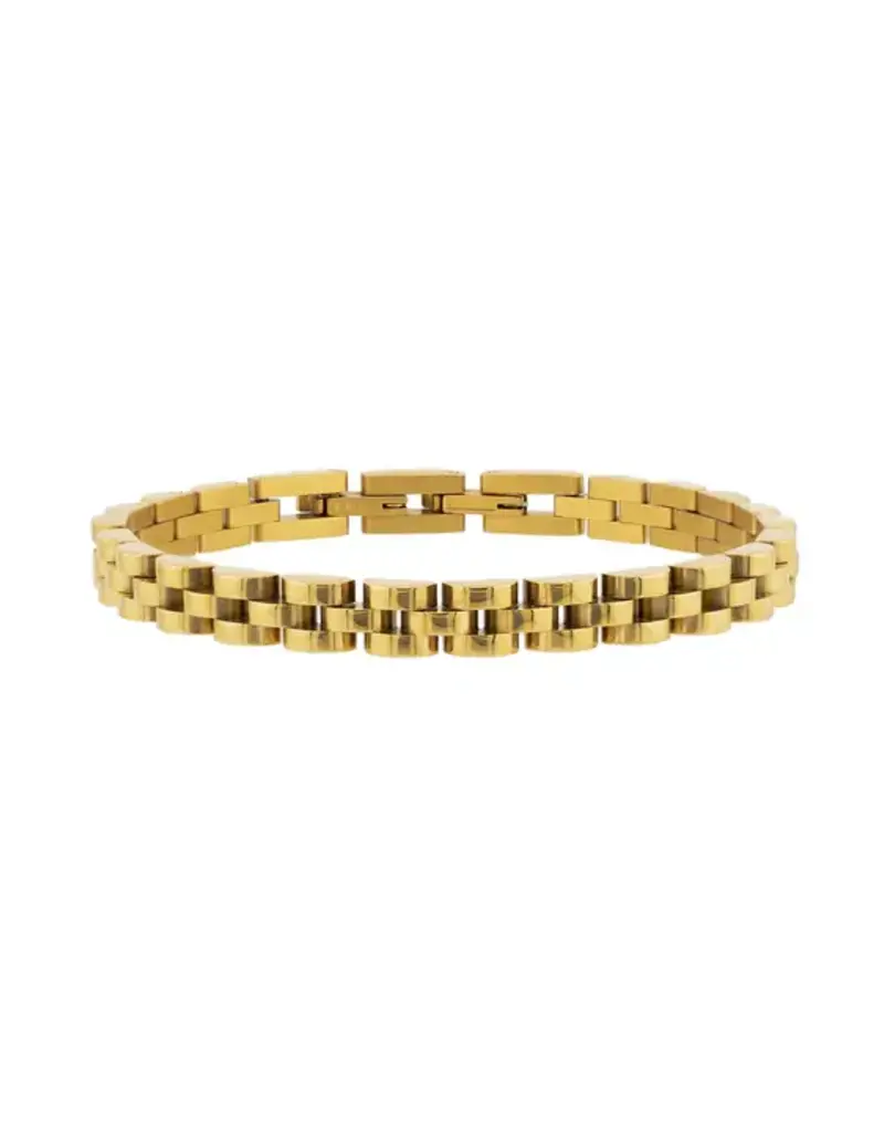 J.HOFFMAN'S Dainty Watch Band Bracelet- Gold