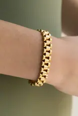 J.HOFFMAN'S Gold Watch Band Bracelet
