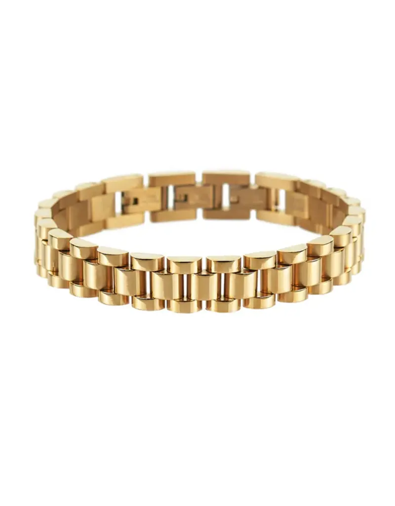 J.HOFFMAN'S Gold Watch Band Bracelet