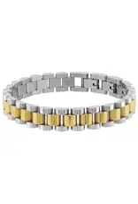 J.HOFFMAN'S Two Tone Watch Band Bracelet