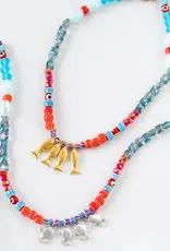 J.HOFFMAN'S Fish Beaded Necklace