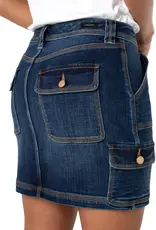 J.HOFFMAN'S Nina Triple Needle Cargo Skirt