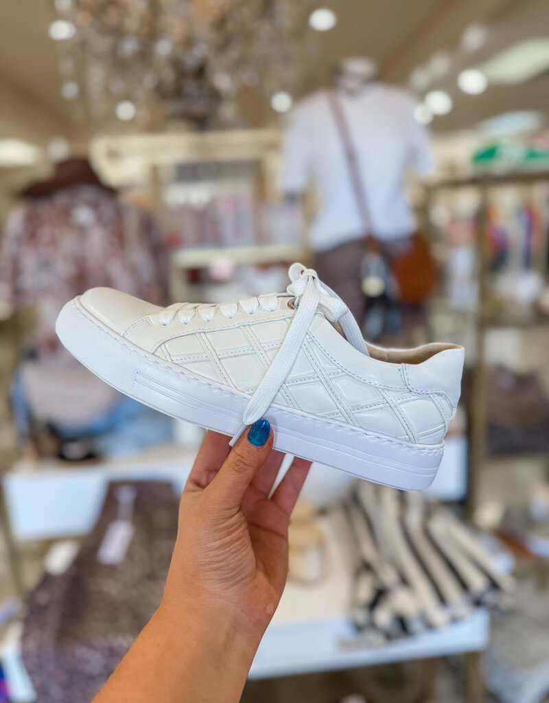 J.HOFFMAN'S Yashi Sneaker - White Nappa