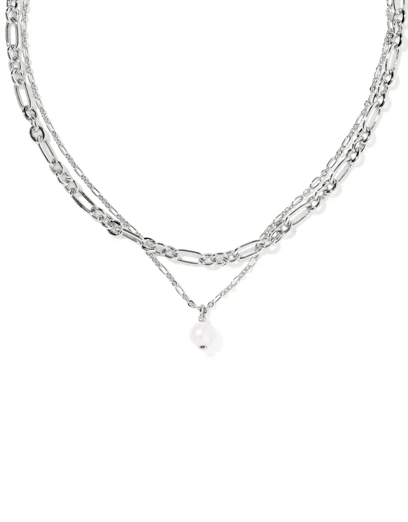 KENDRA SCOTT Ashton Multi Strand Necklace- Freshwater Pearl