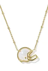 KENDRA SCOTT Football Helmet Pendant Necklace