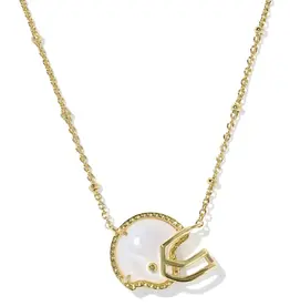 KENDRA SCOTT Football Helmet Pendant Necklace