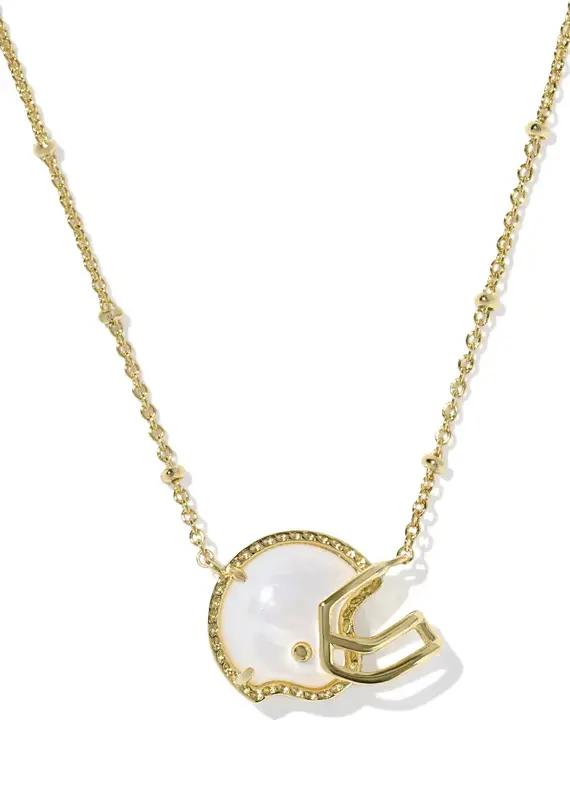 KENDRA SCOTT Football Helmet Pendant Necklace