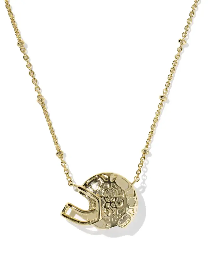 KENDRA SCOTT Football Helmet Pendant Necklace