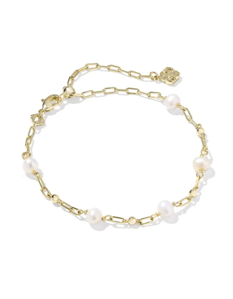 KENDRA SCOTT Ashton Delicate Chain Bracelet- Freshwater Pearl