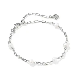 KENDRA SCOTT Ashton Delicate Chain Bracelet- Freshwater Pearl
