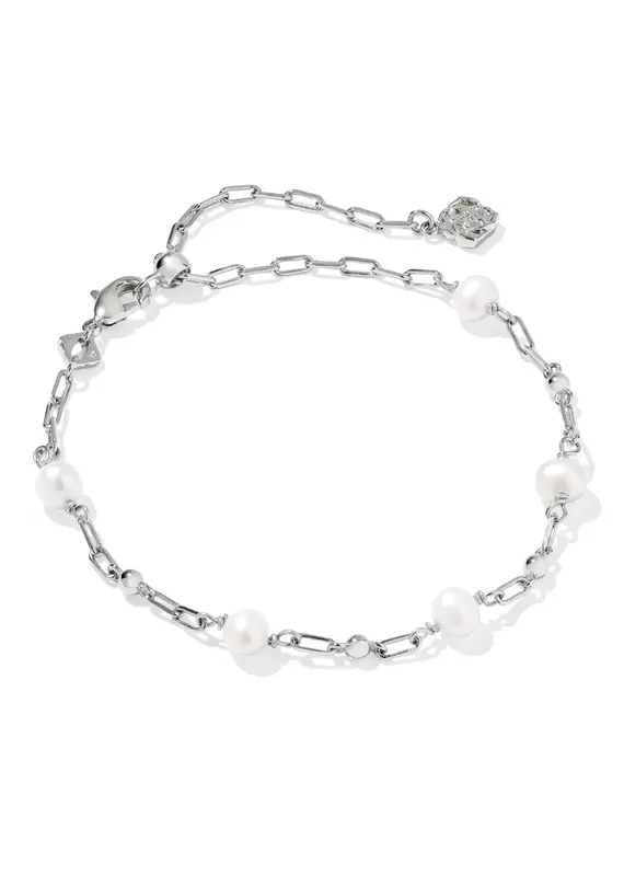 KENDRA SCOTT Ashton Delicate Chain Bracelet- Freshwater Pearl
