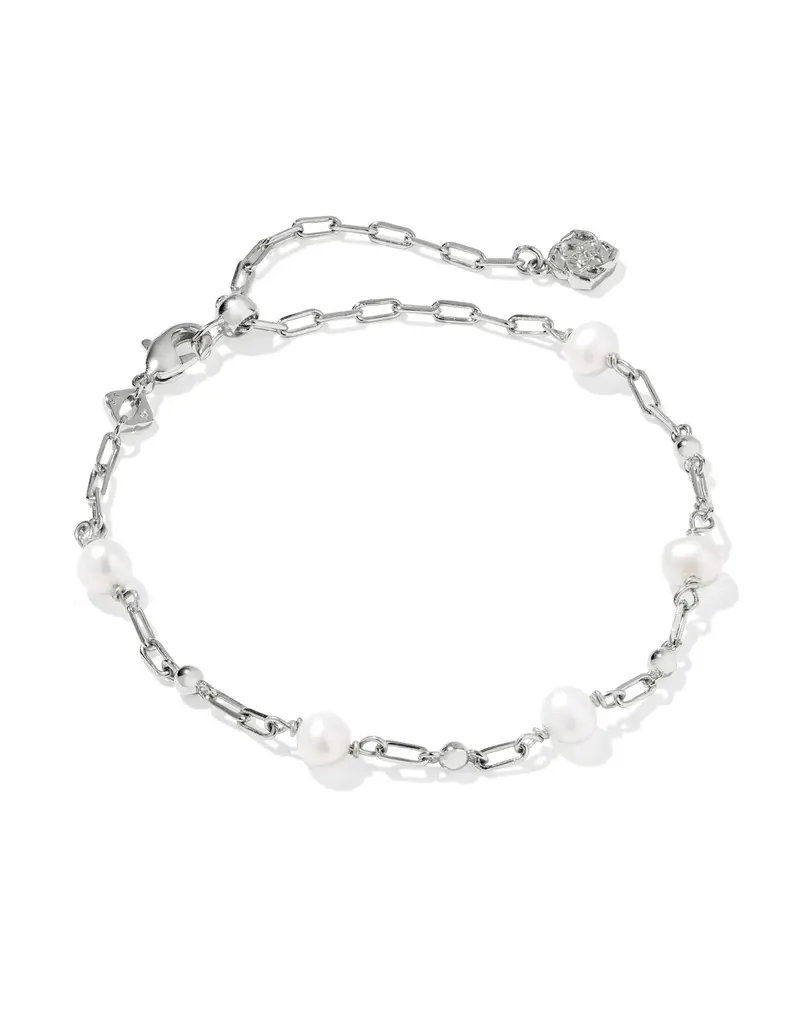 KENDRA SCOTT Ashton Delicate Chain Bracelet- Freshwater Pearl