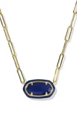 KENDRA SCOTT Elisa Enamel Framed Paperclip Necklace