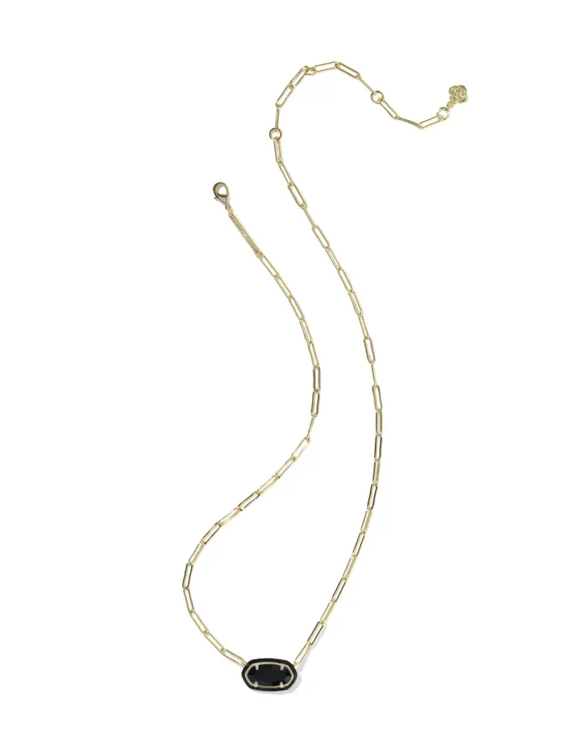 KENDRA SCOTT Elisa Enamel Framed Paperclip Necklace