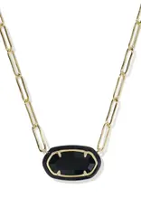 KENDRA SCOTT Elisa Enamel Framed Paperclip Necklace