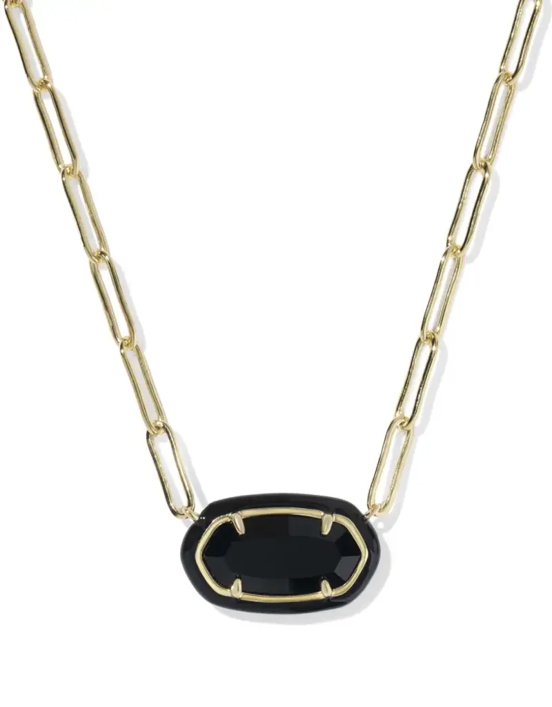 KENDRA SCOTT Elisa Enamel Framed Paperclip Necklace