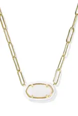 KENDRA SCOTT Elisa Enamel Framed Paperclip Necklace