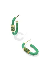 KENDRA SCOTT Emery Enamel Hoop Earrings