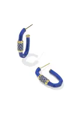 KENDRA SCOTT Emery Enamel Hoop Earrings