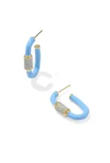 KENDRA SCOTT Emery Enamel Hoop Earrings