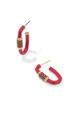 KENDRA SCOTT Emery Enamel Hoop Earrings