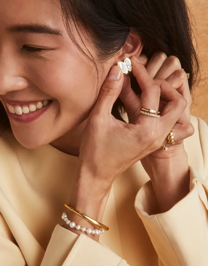 KENDRA SCOTT Haley Bow Stud Earrings