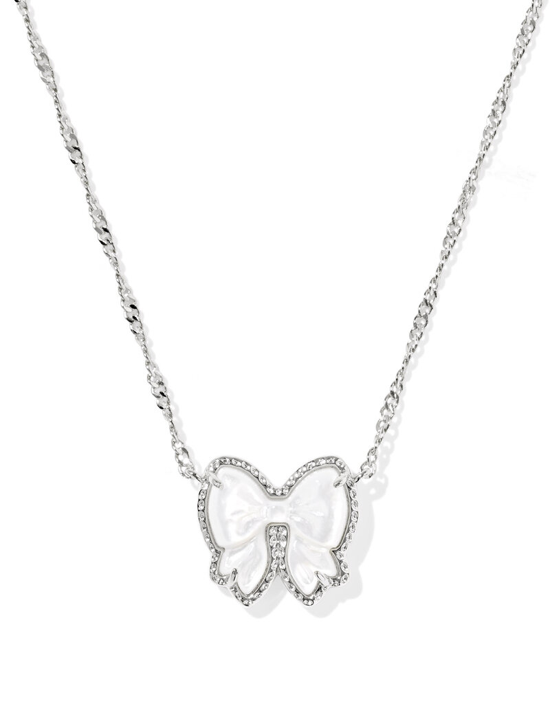 KENDRA SCOTT Haley Bow Short Pendant Necklace