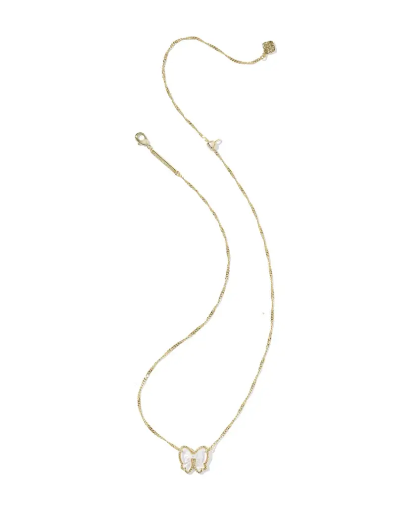 KENDRA SCOTT Haley Bow Short Pendant Necklace