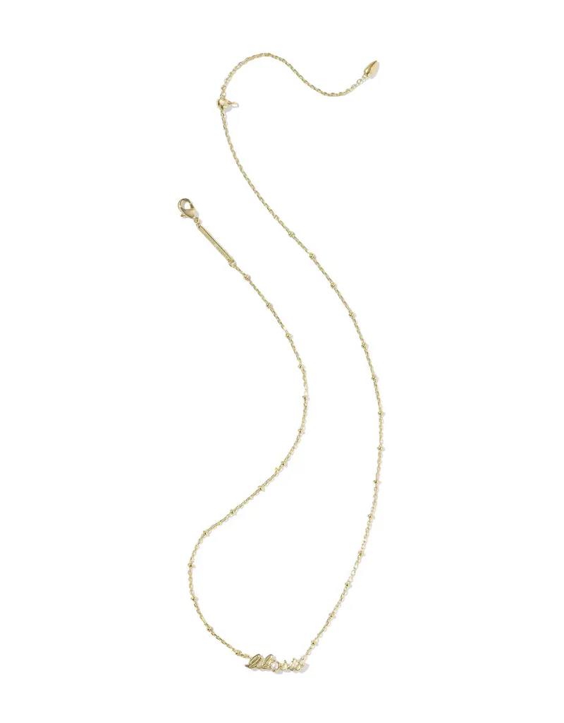 KENDRA SCOTT Lil Sis Pendant Necklace- Freshwater Pearl