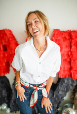 J.HOFFMAN'S Cindy Top- White